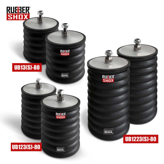 Universal Rubber Bump Stops - For Truck or Recreational Vehicle (RV) front/Rear Suspension System